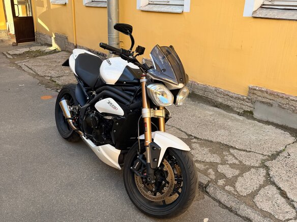 2013 Triumph Speed Triple, белый, 478000 рублей - вид 1