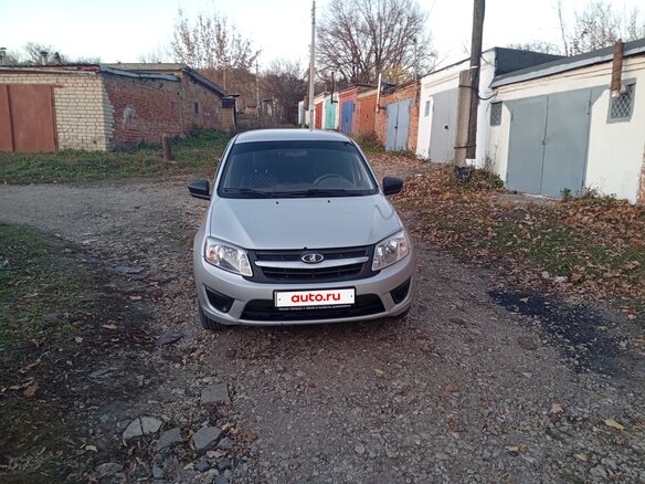 2015 Lada (ВАЗ) Granta I, серебристый, 270000 рублей - вид 1