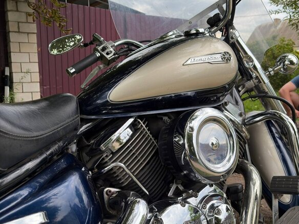 2007 Yamaha XVS1100, синий, 550000 рублей - вид 5