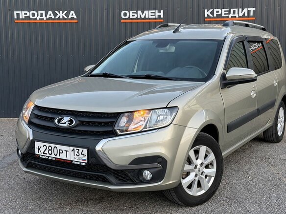 2021 Lada (ВАЗ) Largus I Рестайлинг, бежевый - вид 4