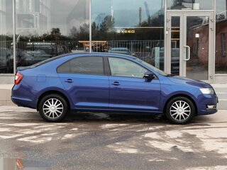 2017 Skoda Rapid I Рестайлинг, синий, 1090000 рублей, вид 4