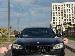 2009 BMW 7 серии 750i xDrive V (F01/F02/F04), чёрный, 1190000 рублей, вид 2