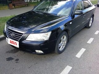 2008 Hyundai Sonata V (NF) Рестайлинг, чёрный, 750000 рублей, вид 1