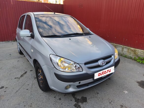 2008 Hyundai Getz I Рестайлинг, серый, 380000 рублей - вид 1