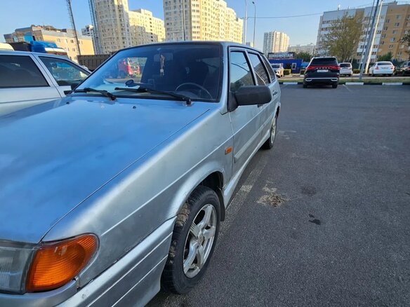 2013 Lada (ВАЗ) 2114, серебристый, 100000 рублей