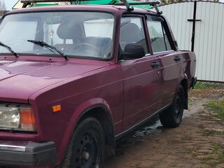 2004 Lada (ВАЗ) 2107, красный, 60000 рублей, вид 2