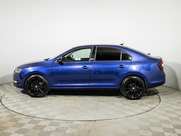 2017 Skoda Rapid I Рестайлинг, синий, 1349900 рублей - вид 7