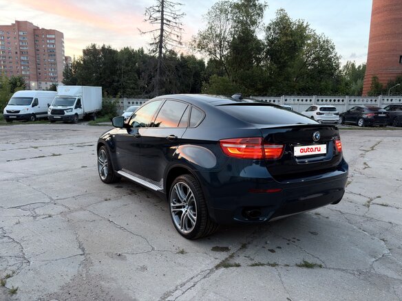 2013 BMW X6 35i I (E71) Рестайлинг, синий - вид 8