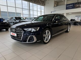 2022 Audi A8 Long 50 TFSI IV (D5) Рестайлинг, синий, 7750900 рублей, вид 1