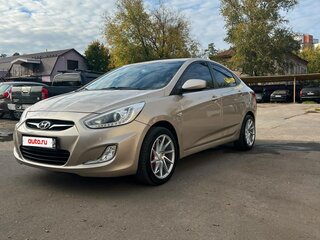 2014 Hyundai Solaris I, бежевый, 699900 рублей, вид 1
