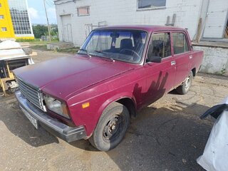 1987 Lada (ВАЗ) 2107, красный, 77777 рублей, вид 1