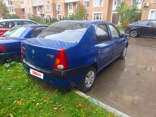 2007 Renault Logan I, синий, 245000 рублей, вид 5
