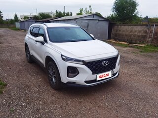 2019 Hyundai Santa Fe IV, белый, 3500000 рублей, вид 2