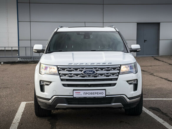 2018 Ford Explorer V Рестайлинг 2, белый, 2799000 рублей - вид 1