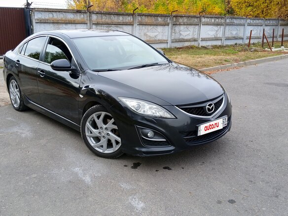 2010 Mazda 6 II (GH) Рестайлинг, чёрный - вид 8