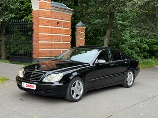 2003 Mercedes-Benz S-Класс 350 IV (W220) Рестайлинг, чёрный, 990000 рублей, вид 5