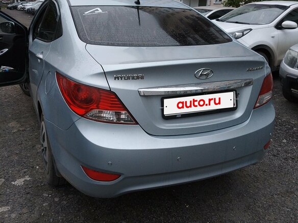 2011 Hyundai Solaris I, голубой, 640000 рублей - вид 7
