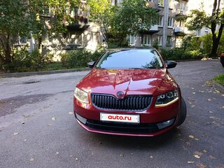 2015 Skoda Octavia III (A7), пурпурный, 1280000 рублей, вид 2