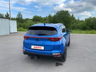 2019 Kia Sportage IV Рестайлинг, синий, 1850000 рублей, вид 5