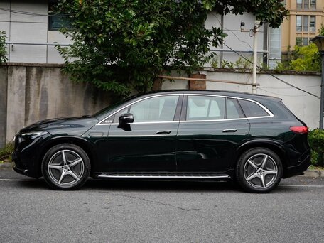 2025 Mercedes-Benz EQS SUV 500, зелёный, 9720000 рублей, вид 4