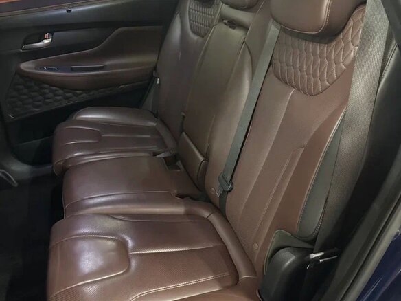 2020 Hyundai Santa Fe IV, синий, 3400000 рублей - вид 4