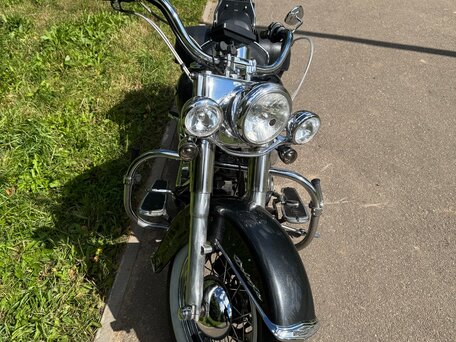 2007 Harley-Davidson Softail Deluxe, серый, 985000 рублей, вид 4