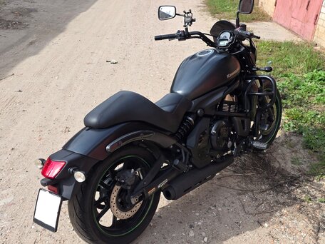 2016 Kawasaki EN650 Vulcan S, чёрный, 625000 рублей, вид 2
