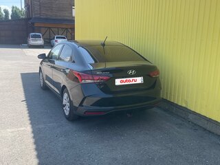 2020 Hyundai Solaris II Рестайлинг, чёрный, 1025000 рублей, вид 3