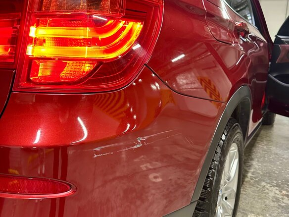 2013 BMW X3 28i xDrive II (F25), красный - вид 12