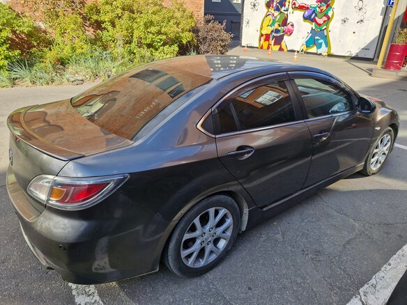 2012 Mazda 6 II (GH) Рестайлинг, серый, 1250000 рублей - вид 6