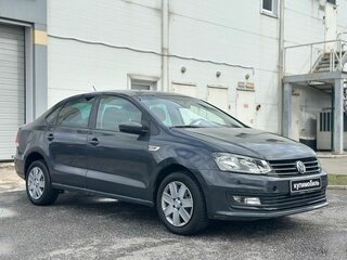 2018 Volkswagen Polo V Рестайлинг, серый, 580000 рублей, вид 3