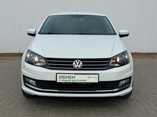 2019 Volkswagen Polo V Рестайлинг, белый, 1295000 рублей, вид 2