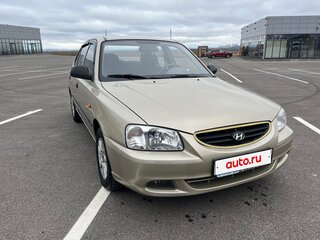 2004 Hyundai Accent ТагАЗ II, бежевый, 423000 рублей, вид 2