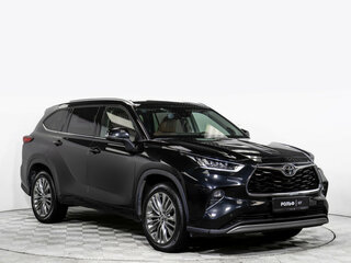 2025 Toyota Highlander IV (XU70), чёрный, 4698000 рублей, вид 2