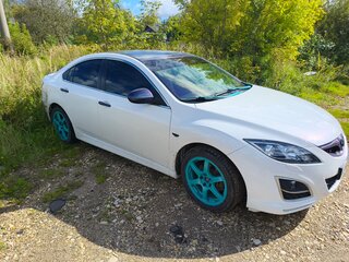 2012 Mazda 6 II (GH) Рестайлинг, белый, 950000 рублей, вид 2