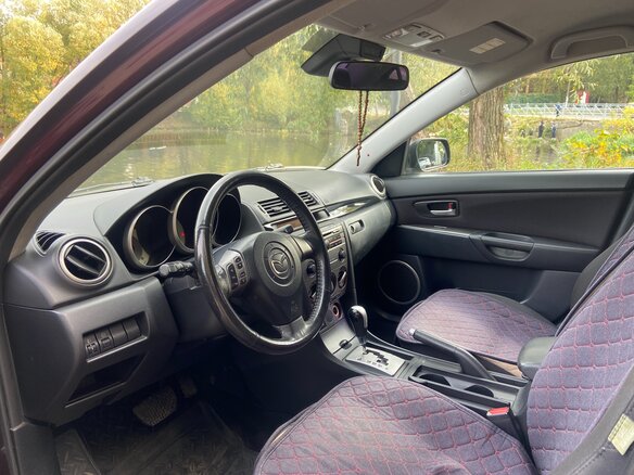 2007 Mazda 3 I (BK) Рестайлинг, фиолетовый, 470000 рублей - вид 11