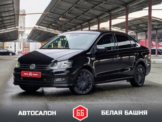 2019 Volkswagen Polo V Рестайлинг, чёрный, 1324900 рублей, вид 1