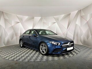2019 Mercedes-Benz A-Класс 200 IV (W177), синий, 2135150 рублей, вид 3