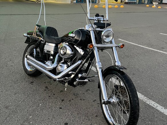 2006 Harley-Davidson Dyna Wide Glide, чёрный, 700000 рублей - вид 4