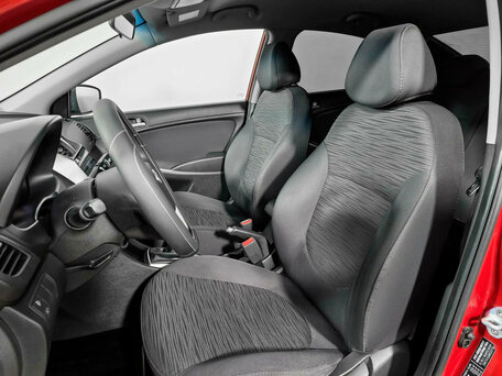 2016 Hyundai Solaris I Рестайлинг, красный, 969000 рублей, вид 5