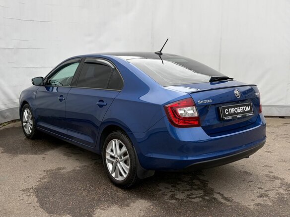 2018 Skoda Rapid I Рестайлинг, синий, 1199000 рублей - вид 5