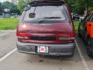 1995 Toyota Estima Lucida I, красный, 300000 рублей, вид 5