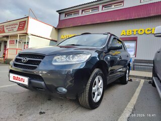 2006 Hyundai Santa Fe II, чёрный, 1000000 рублей, вид 2