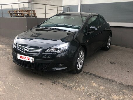 2013 Opel Astra GTC J Рестайлинг, чёрный, вид 4