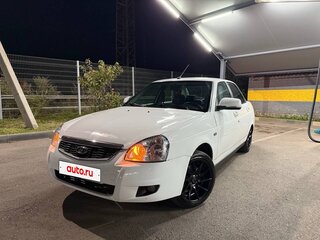 2013 Lada (ВАЗ) Priora I Рестайлинг, белый, 455000 рублей, вид 2