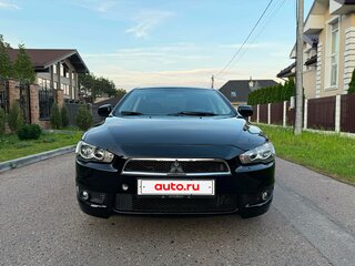 2012 Mitsubishi Lancer X Рестайлинг, чёрный, 669000 рублей, вид 2