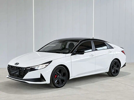 2022 Hyundai Elantra VII (CN7), белый, 1715000 рублей, вид 5