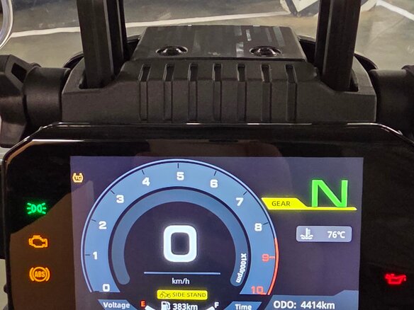 2024 CFMoto 450MT Touring, голубой, 699000 рублей - вид 9