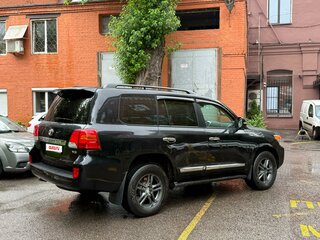 2012 Toyota Land Cruiser 200 Series Рестайлинг 1, чёрный, 4480000 рублей, вид 4