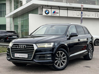 2015 Audi Q7 II (4M), синий, 3790000 рублей, вид 1